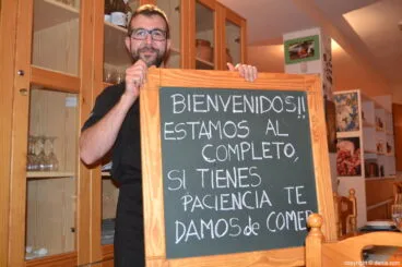 Albergue del Serpis – cartel de completo