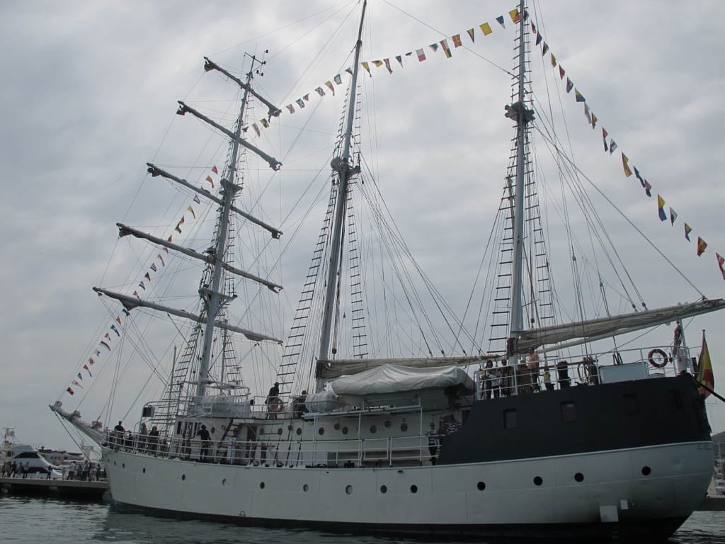 Buque Cervantes de Saavedra en dénia