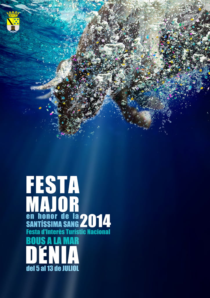 Cartel anunciador de la Festa Major Dénia 2014