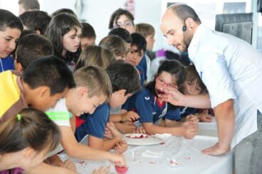 Culinart – Juanfra Valiente con los escolares