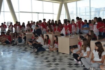 Culinart – escolares durante la clase magistarl
