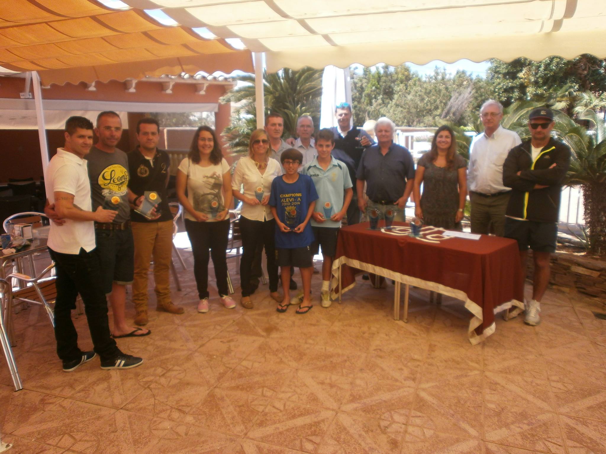 El Club Tenis Dénia coronó a los campeones de la VI Liga Pádel 1 Entrega de Trofeos en el Club Tenis Dénia
