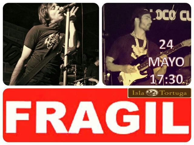 FRAGILE, concierto en directo en Isla Tortuga