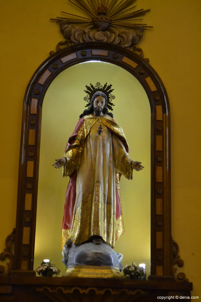 Imagen de Jesucristo en la Iglesia de San Antonio