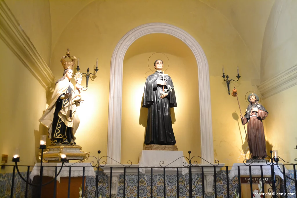 Imagen de Santa Gema en la Iglesia de san Antonio