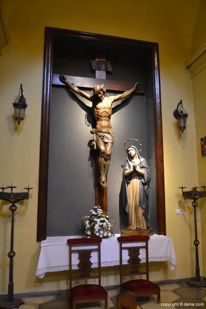 Jesucristo y la Virgen en la Iglesia de San Antonio