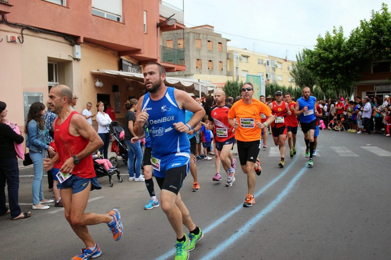 Juan Sapena en pleno esfuerzo
