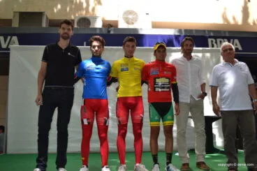 Los tres maillots líderes de la Challengue