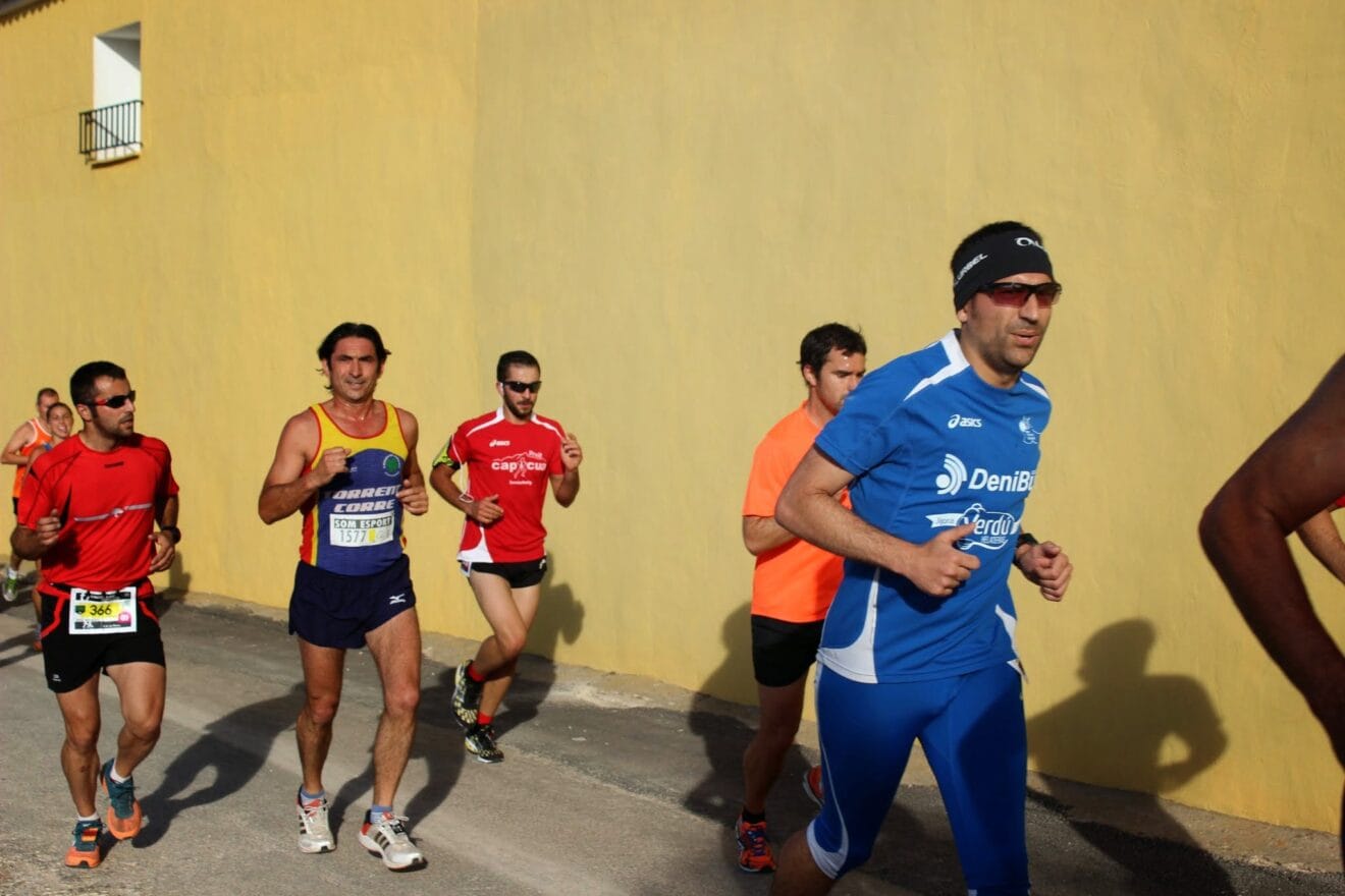 Miguel Angel Martínez en pleno esfuerzo