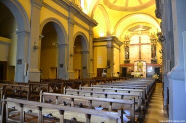 Nave central de la Iglesia de San Antonio