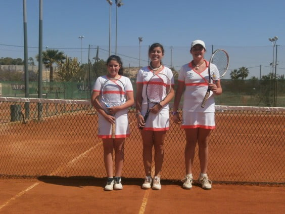 Neus Ramos, Inés Rodríguez y Andrea Redondo