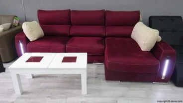 Sofá con luz