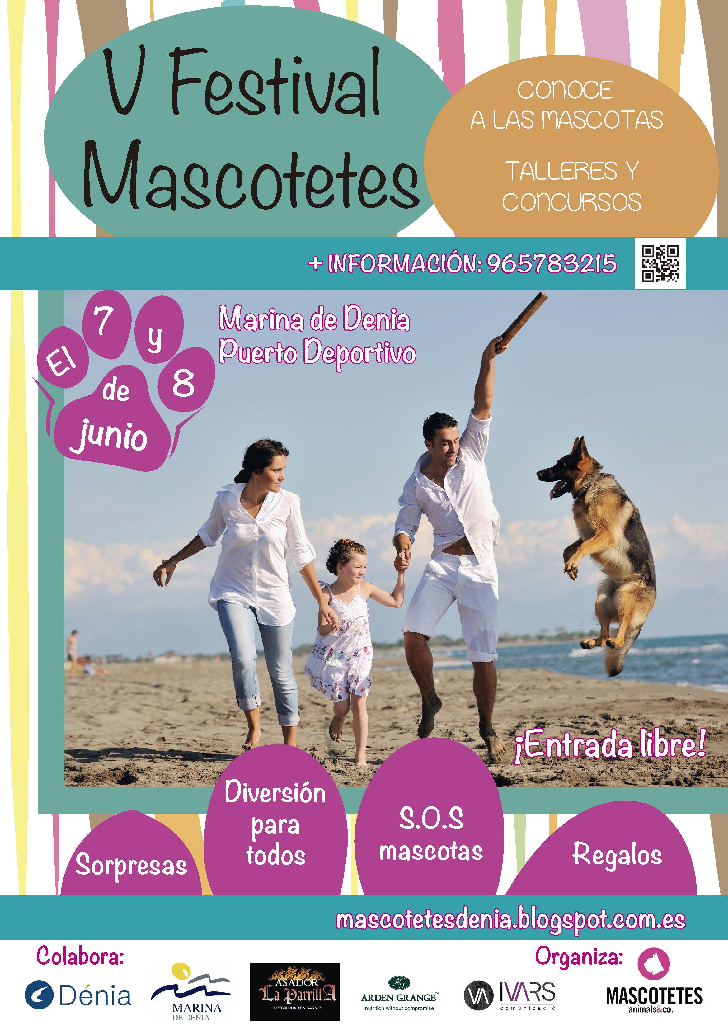 Sábado 7 y 8 de junio, nueva edición del Festival Mascotetes en Dénia 1 V FESTIVAL MASCOTETES