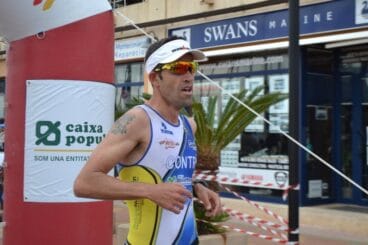 Víctor Contrí en meta