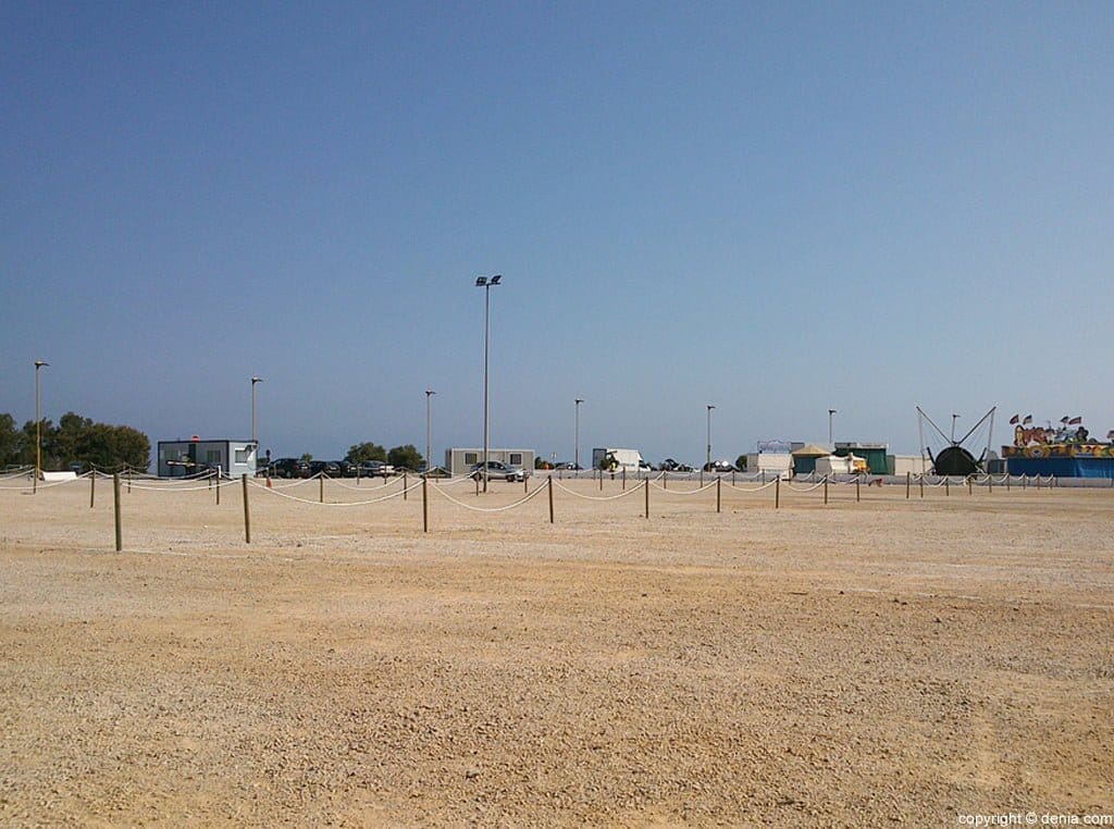 Zona en la que se ubicaría el Centro Comercial del puerto de Dénia