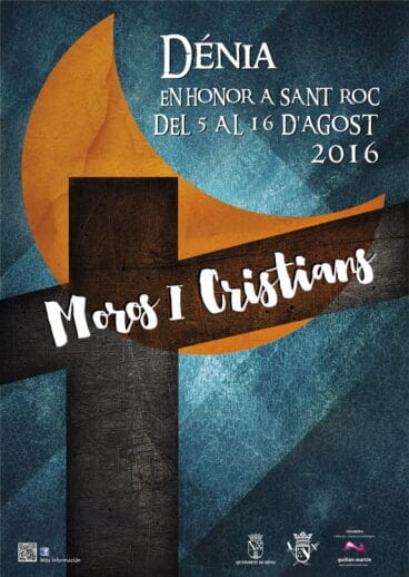 cartel moros y cristianos denia 2016