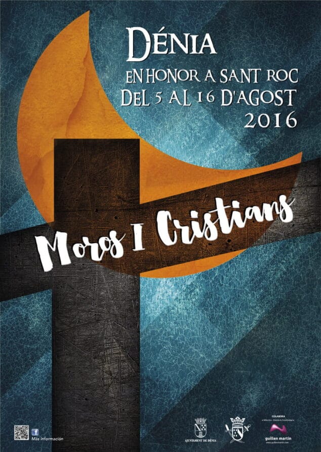 cartel moros y cristianos denia 2016