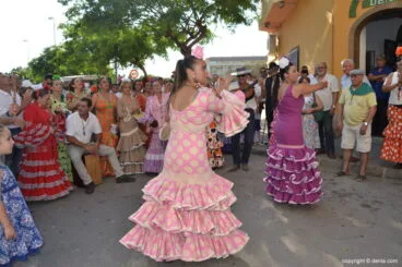 Romería en honor a la Virgen del Rocío – bailes