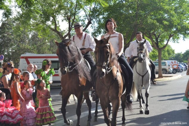 08 Romería en honor a la Virgen del Rocío caballos