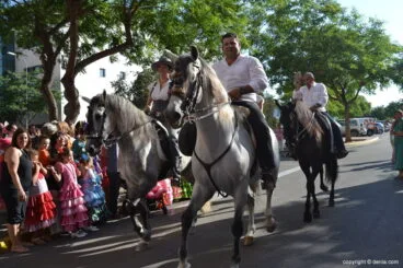 Romería en honor a la Virgen del Rocío – caballos