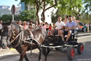 Romería en honor a la Virgen del Rocío – carruaje