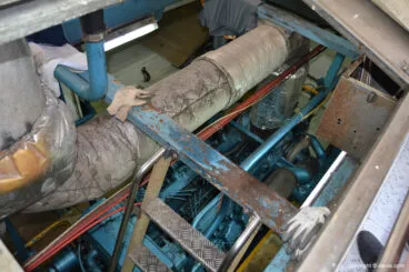 Motor del barco Mediterranium