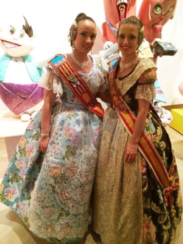 Carla con la FM de Valencia