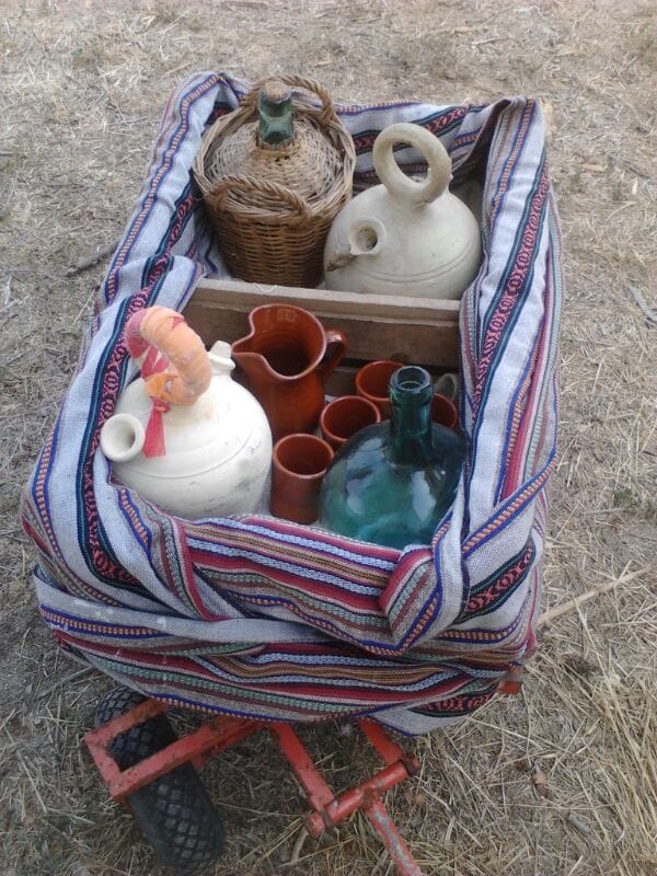 Carro tradicional de los aguadores
