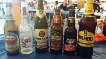 Cervezas catadas en la Falla Centro