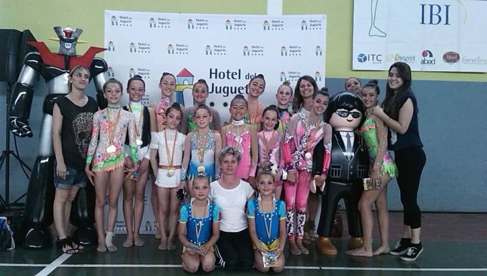 Club de Gimnasia Rítimica Dénia en la fase provincial del trofeo federación
