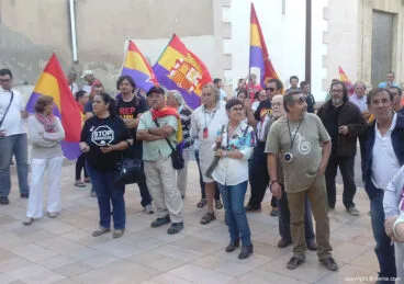 Concentració per la república a Dénia