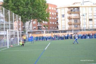 Currito marcando gol para el CBN
