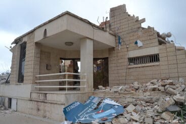 Derribo de la antigua Estación de Baleària