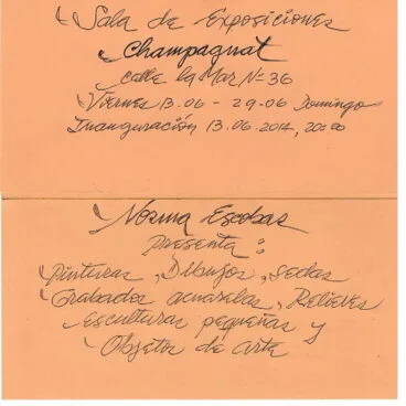 Exposición de Norma Escobar