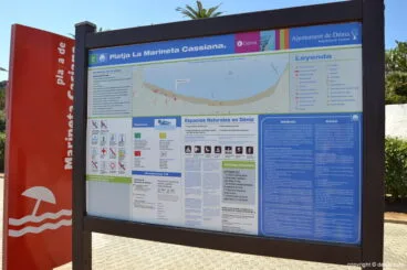 Información sobre la playa de la Marineta Cassiana