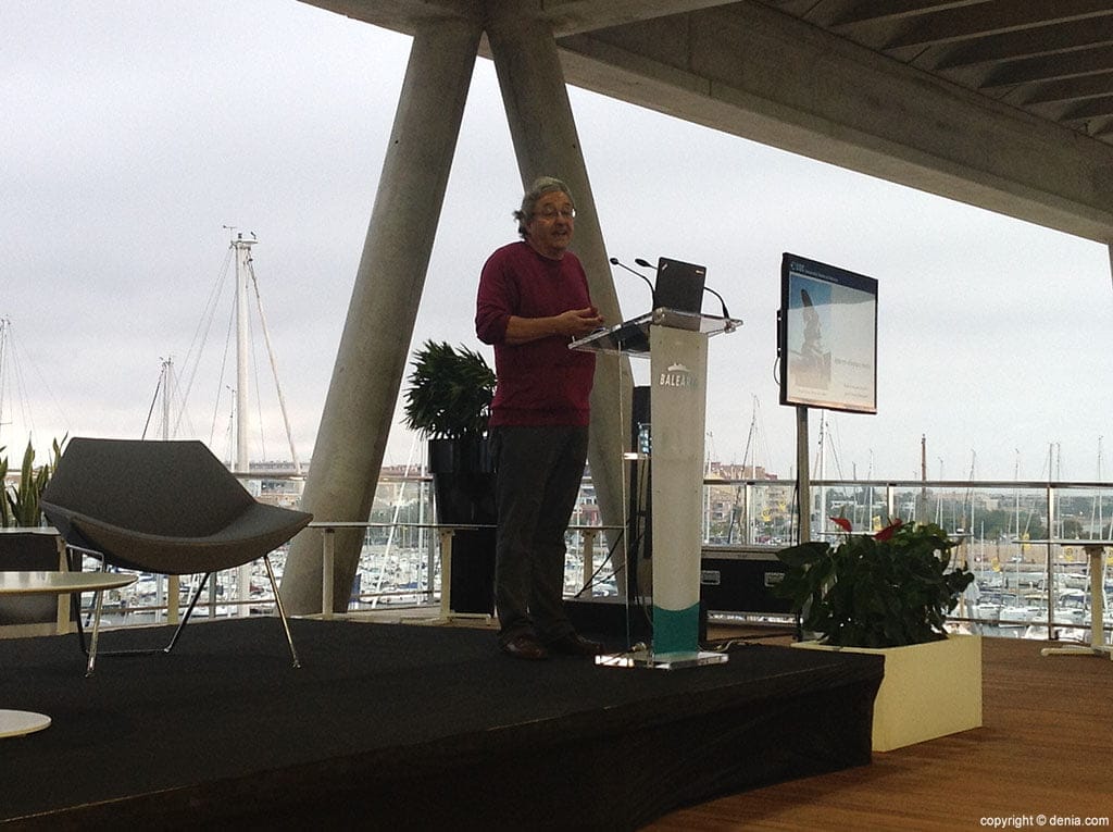 Joan Campàs durante su ponencia
