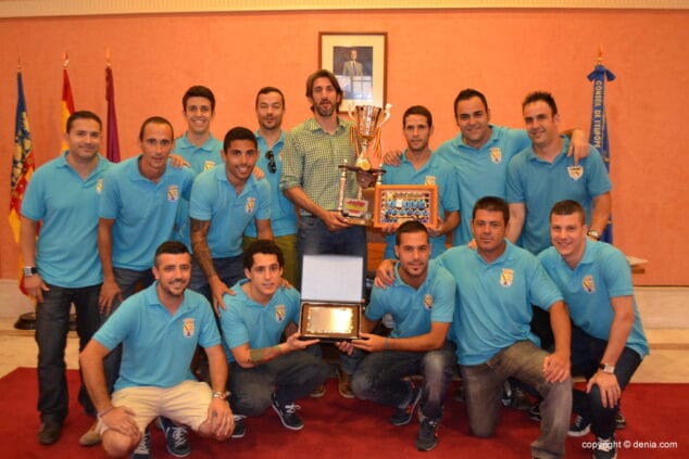 La Selección ACYDMA junto al edil de deportes