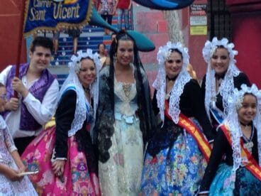 Laura Oltra en las Hogueras de Alicante