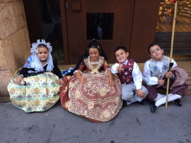 Los cargos infantiles de Baix la Mar en Alicante