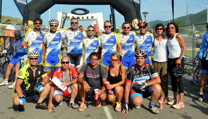 Miembros del Multiesport Marina Alta en la Quebrantahuesos