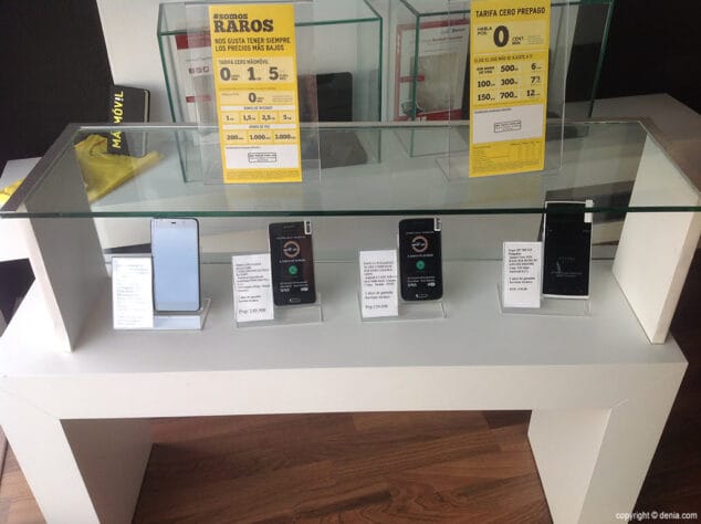 Móviles libres baratos en Dénia
