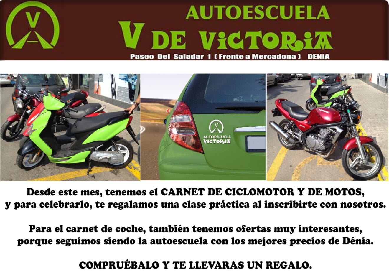 Oferta Carné de conducir Dénia