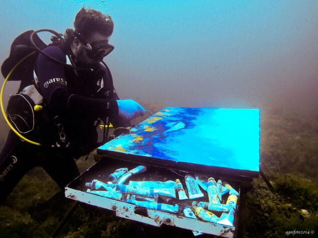 Pintura subacuática