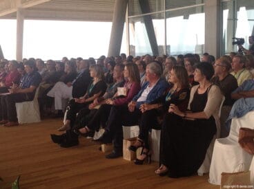 Público de la velada sobre filosofía, arte y gastronomia