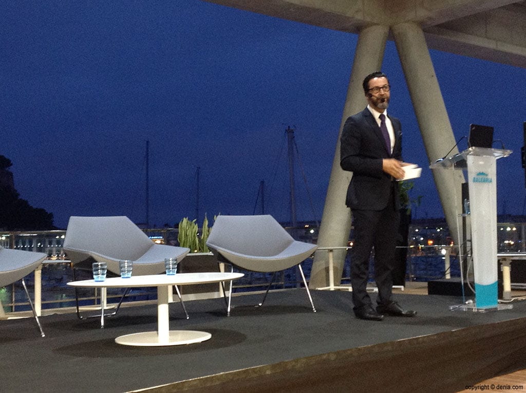 Quique Dacosta Durante su ponendia en Baleraria Port
