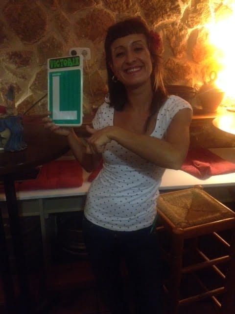 SARA LIEBANA DOCTOR, ganadora del carné de conducir de Autoescuela Victoria