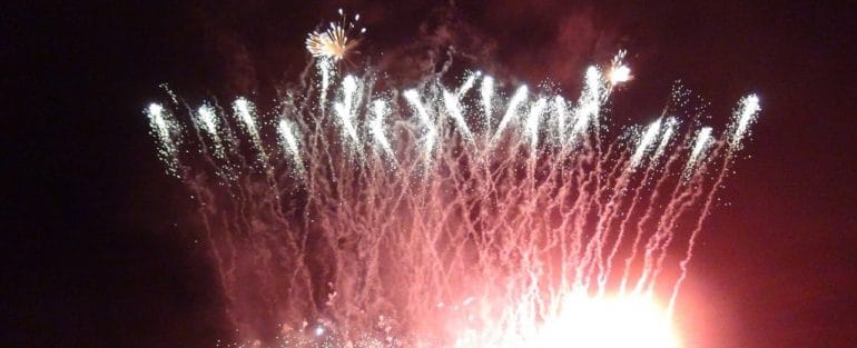 Espectáculo final fiestas Dénia