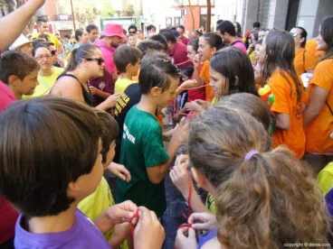 Cucañas del Día del Fallero – Cucaña infantil de la Junta
