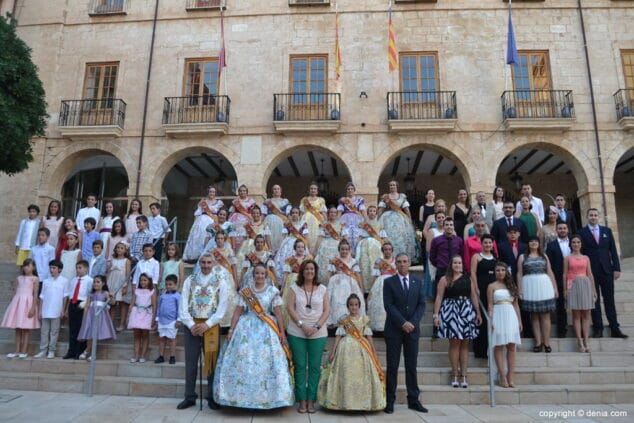 03 Los cargos de las Fallas de Dénia 2015 en el Día del Fallero