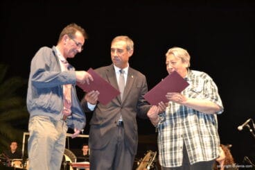 Paco Arnau con Enric Murillo y Paco Muñoz